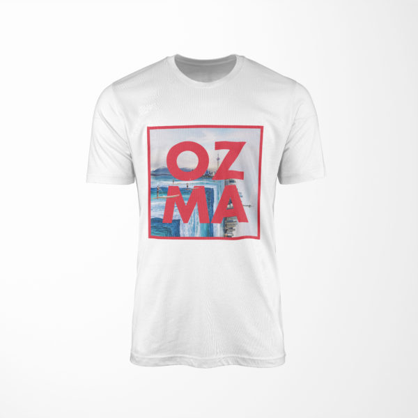 T-shirt Unisex : OZMA « HYPERLAPSE Blue LOGO », frais d’envois compris