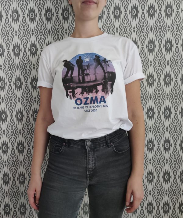 T-shirt Unisex :« OZMA 20 YEARS » 50 exemplaires, frais d’envois compris